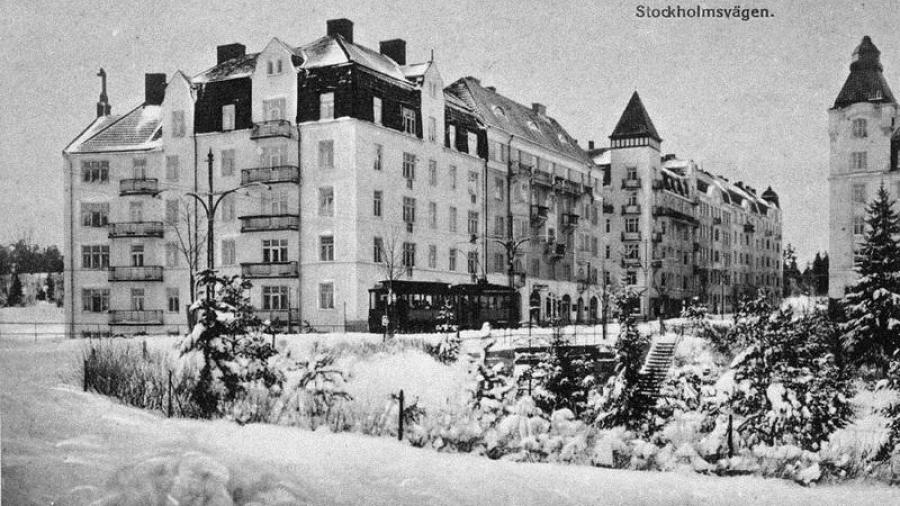 Stockholmsvägen vid Vintervägen